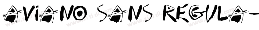 Aviano Sans Regula字体转换